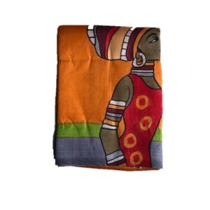 Hand Painted Bishnupuri Pure Silk