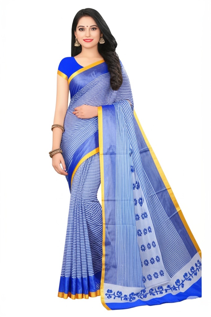 Zari cotton/Chanderi Cotton