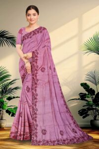 Embroidery Tussar Saree