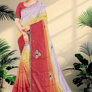 Embroidery Tussar Saree