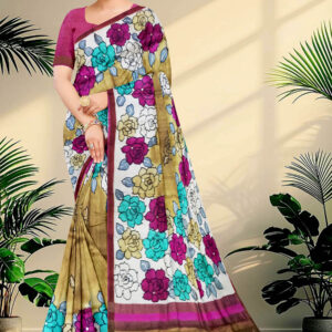 Embroidery Tussar Saree