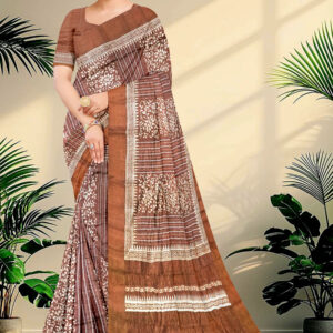 Embroidery Tussar Saree